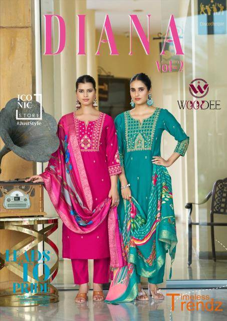 Woodee diana vol-2 Kurti suppliers in bangalore wholesale market
